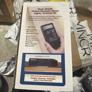 LIGNOMAT Ligno Scanner SD Pinless Moisture Meter - Dual-Depth Humidity Tester